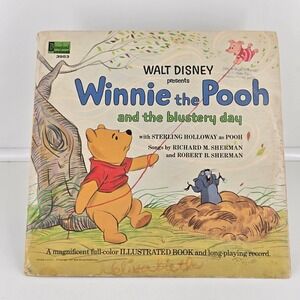 Vintage 1967 Disneyland Record Winnie the Pooh and the Blustery Day Vinyl 3953
